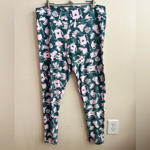 LuLaRoe Women’s Disney Alice in Wonderland Ankle Leggings TC2